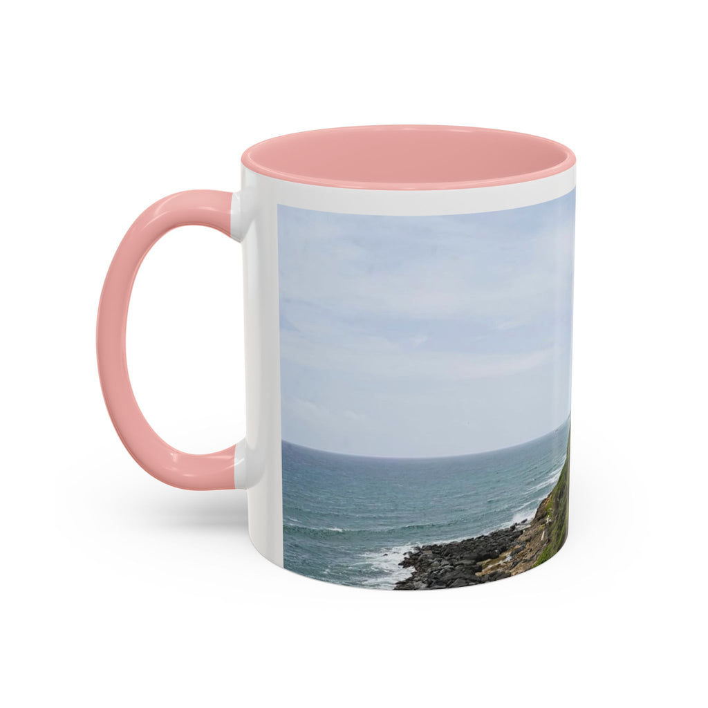 Scenic Accent Coffee Mug - Perfect for Travel Lovers, Unique Gift for Coffee Enthusiasts, Home Décor, Beach Vibes, Ocean Photography