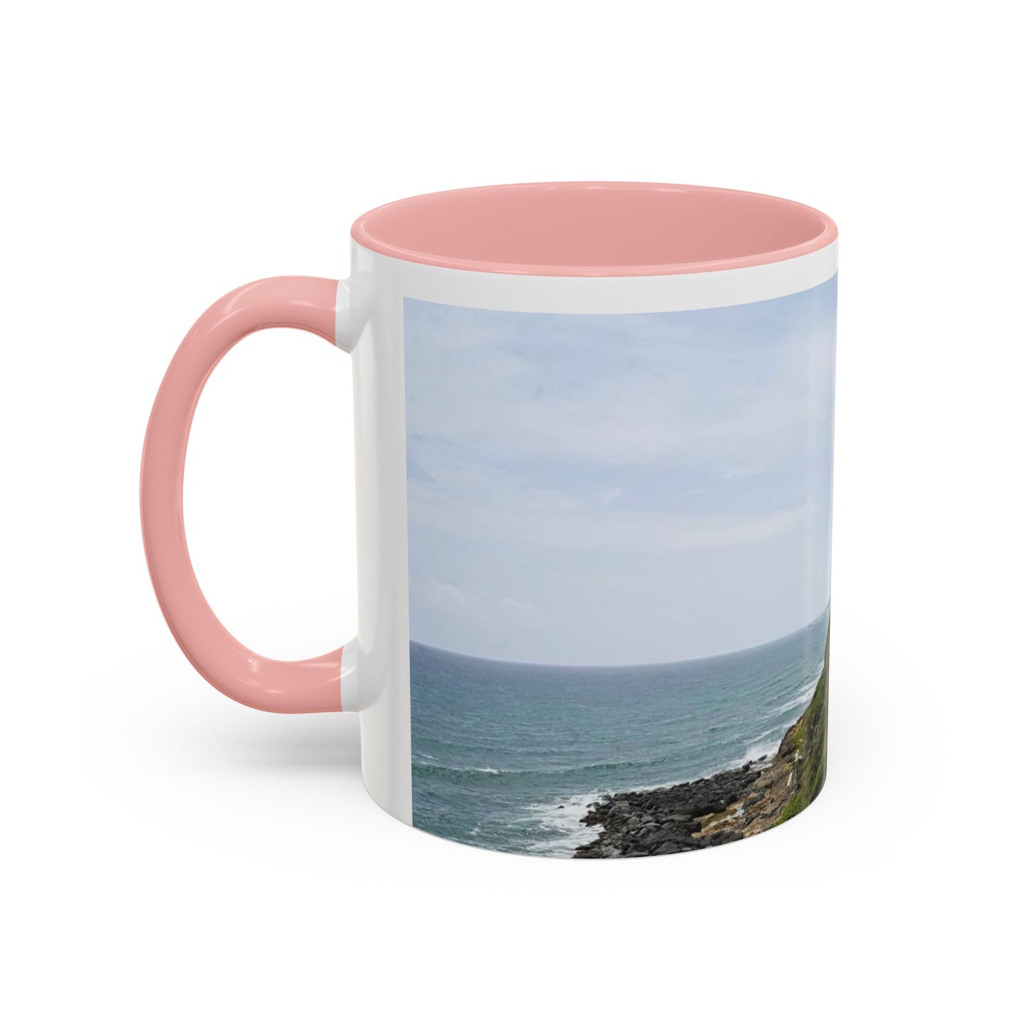 Scenic Accent Coffee Mug - Perfect for Travel Lovers, Unique Gift for Coffee Enthusiasts, Home Décor, Beach Vibes, Ocean Photography