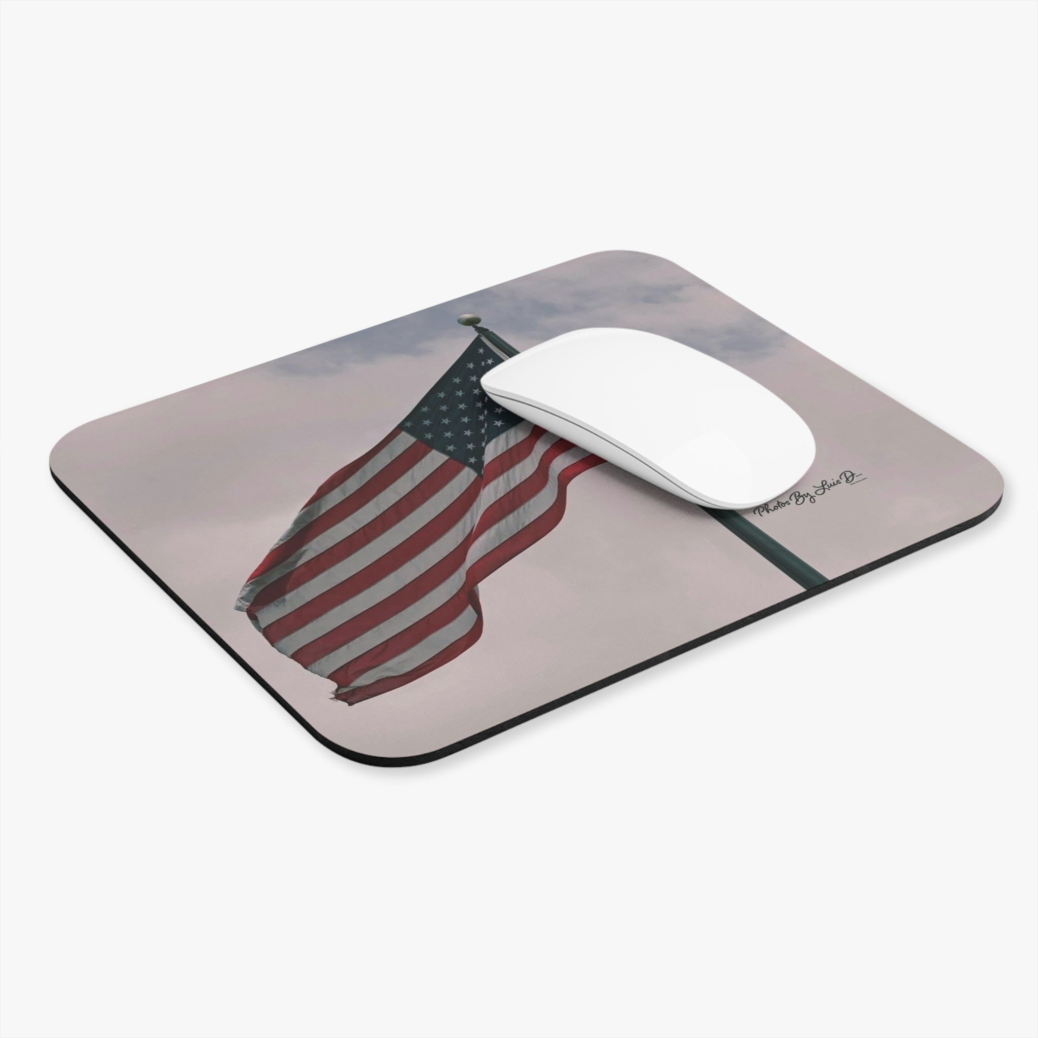 Patriotic Mouse Pad - American Flag Design, Office Decor, Gamer Gift, 4th of July, Teacher Appreciation, Desk Accessories