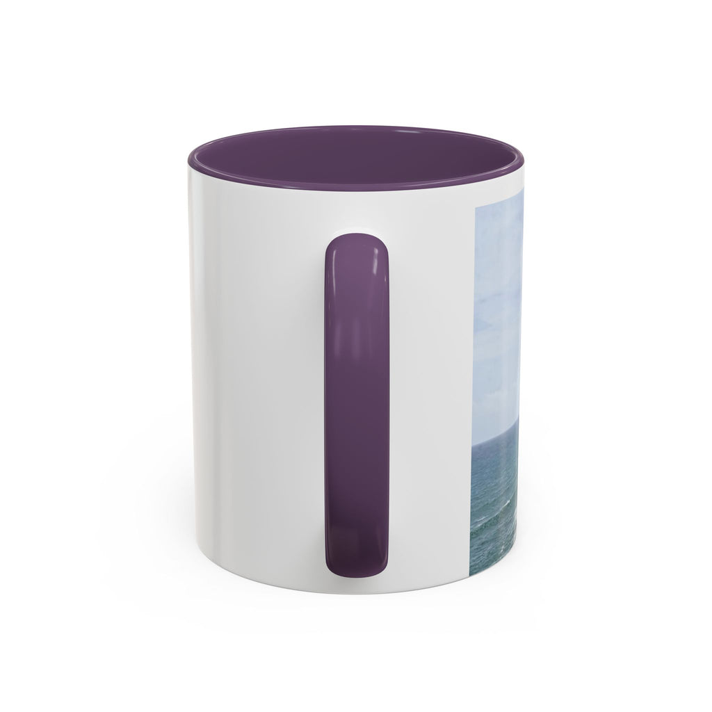 Scenic Accent Coffee Mug - Perfect for Travel Lovers, Unique Gift for Coffee Enthusiasts, Home Décor, Beach Vibes, Ocean Photography