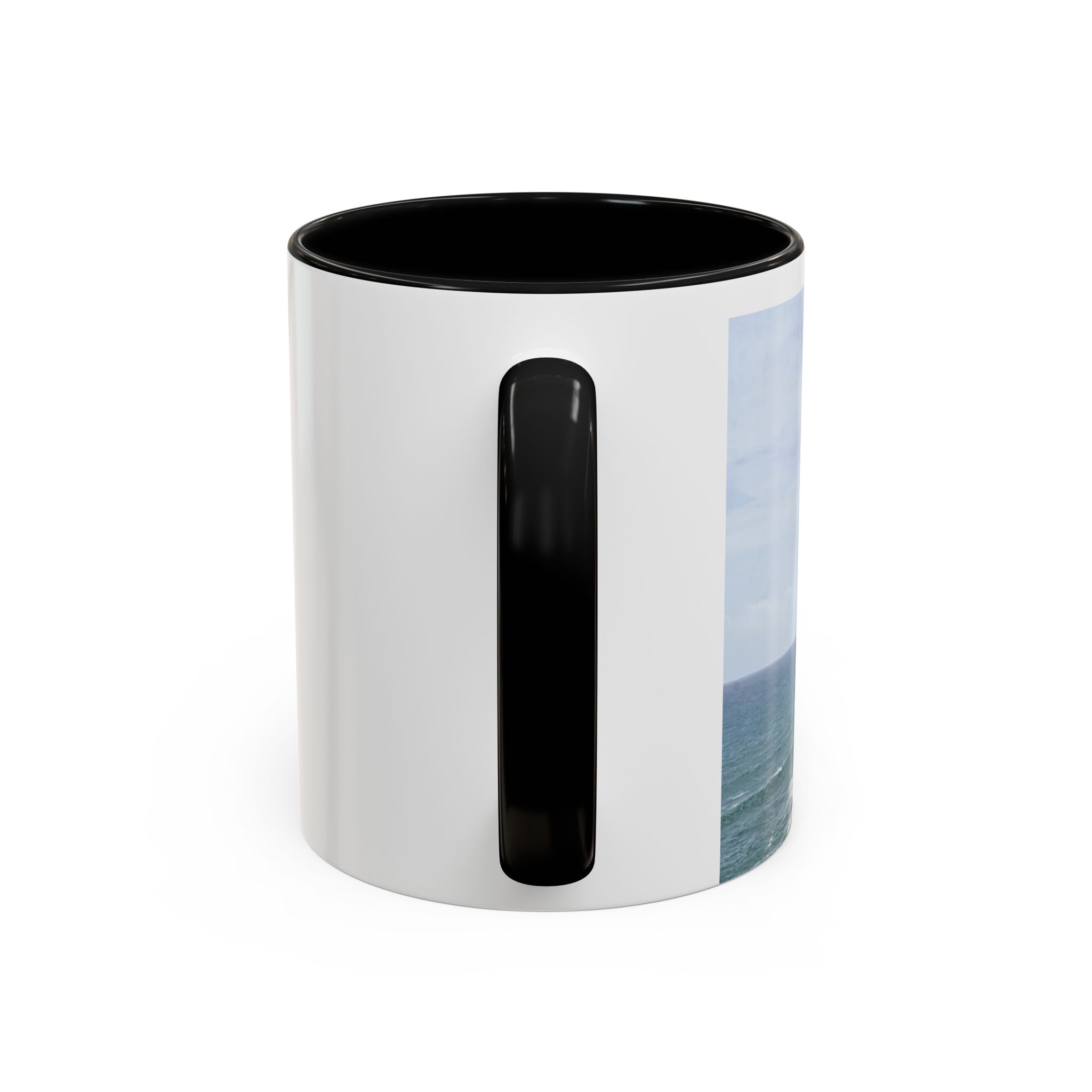 Scenic Accent Coffee Mug - Perfect for Travel Lovers, Unique Gift for Coffee Enthusiasts, Home Décor, Beach Vibes, Ocean Photography