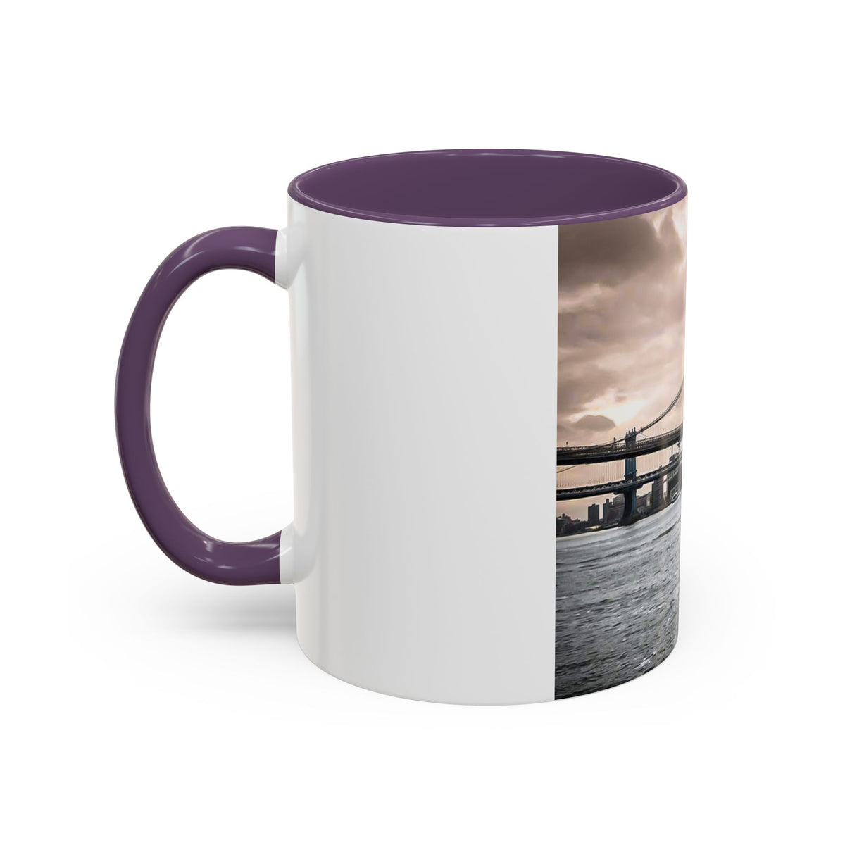 Brooklyn Bridge Photo Mug | Accent Coffee Mug | Unique Gift for Coffee Lovers | Home Decor | Travel Keepsake | Fathers Day Gift