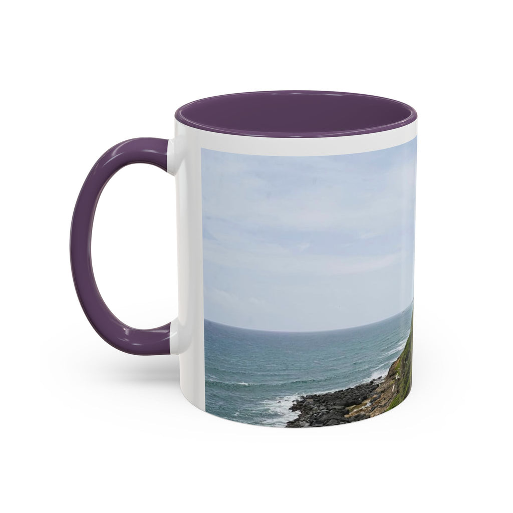 Scenic Accent Coffee Mug - Perfect for Travel Lovers, Unique Gift for Coffee Enthusiasts, Home Décor, Beach Vibes, Ocean Photography