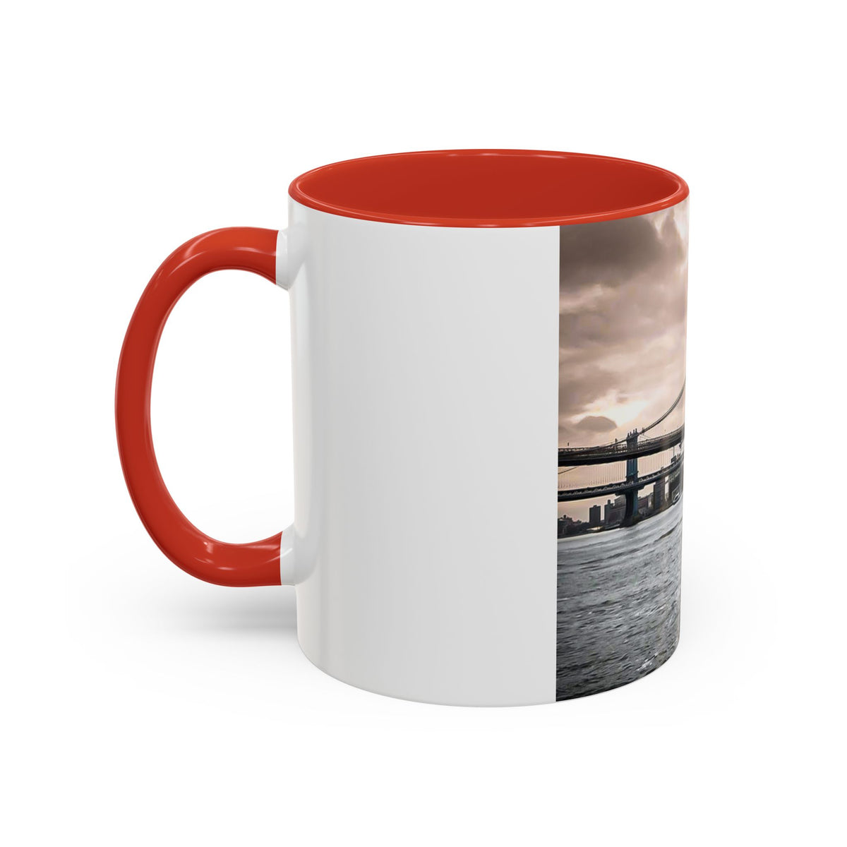 Brooklyn Bridge Photo Mug | Accent Coffee Mug | Unique Gift for Coffee Lovers | Home Decor | Travel Keepsake | Fathers Day Gift