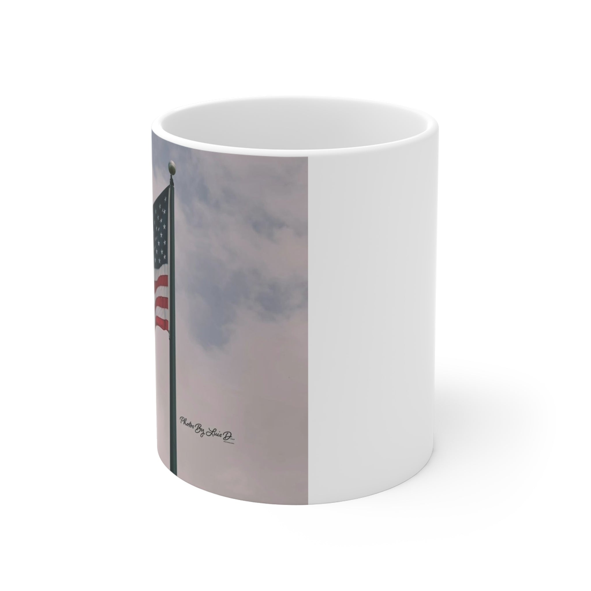 Patriotic 11oz Mug, USA Flag Mug, American Pride Coffee Cup, Fourth of July Gift, Independence Day Mug, Vintage American Decor