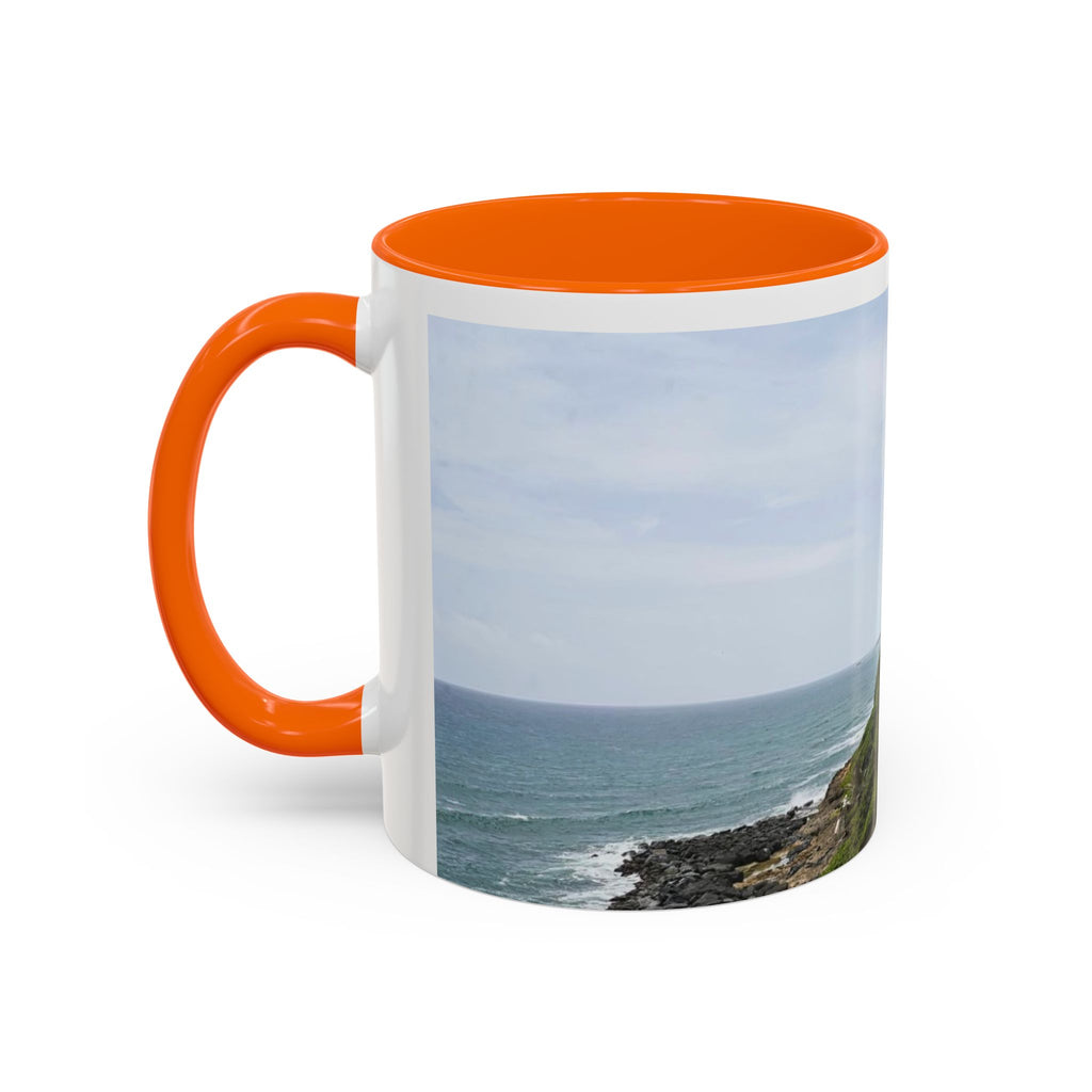 Scenic Accent Coffee Mug - Perfect for Travel Lovers, Unique Gift for Coffee Enthusiasts, Home Décor, Beach Vibes, Ocean Photography