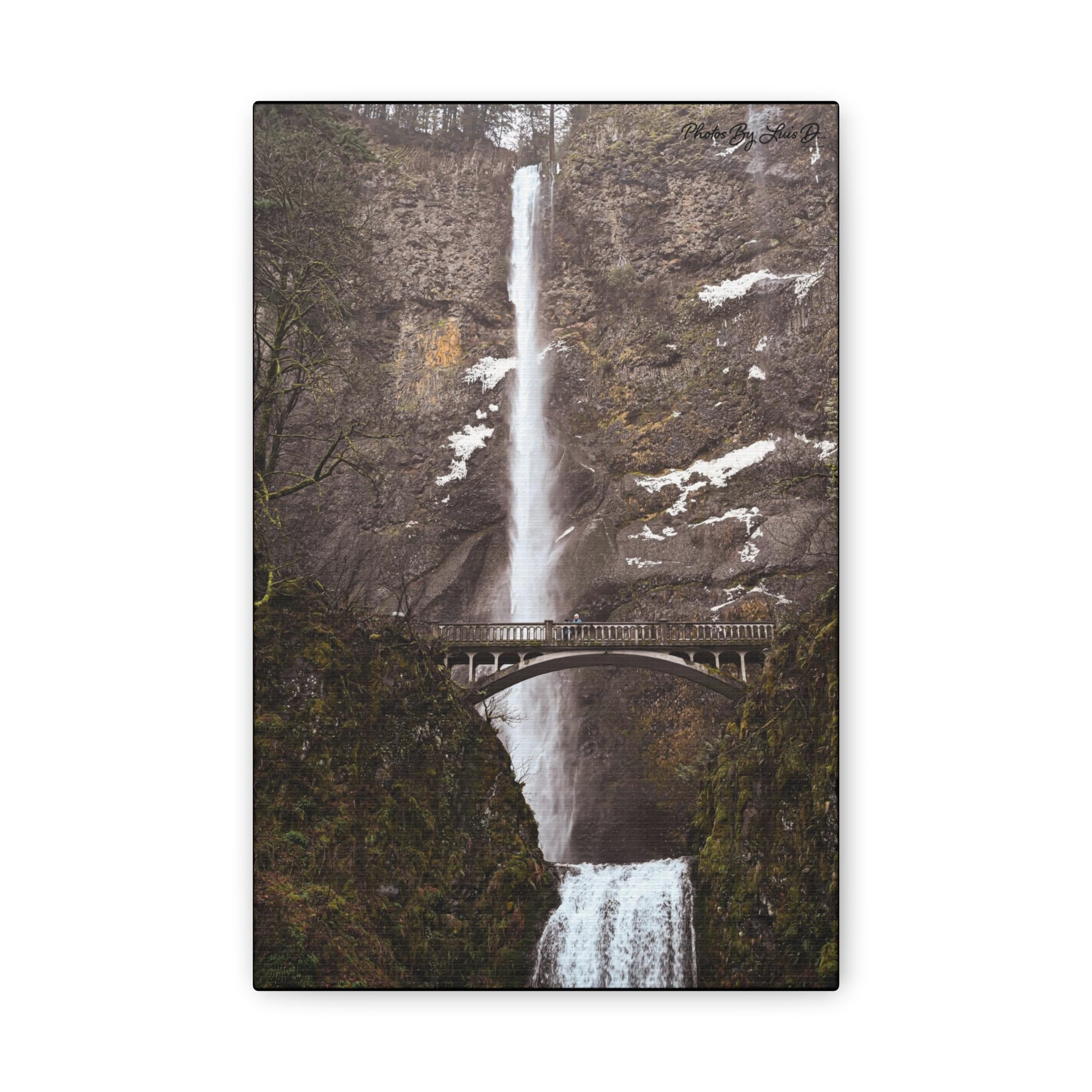 Waterfall Canvas Art, Nature Print, Home Decor, Wall Art, Landscape Photography, Gift for Nature Lovers