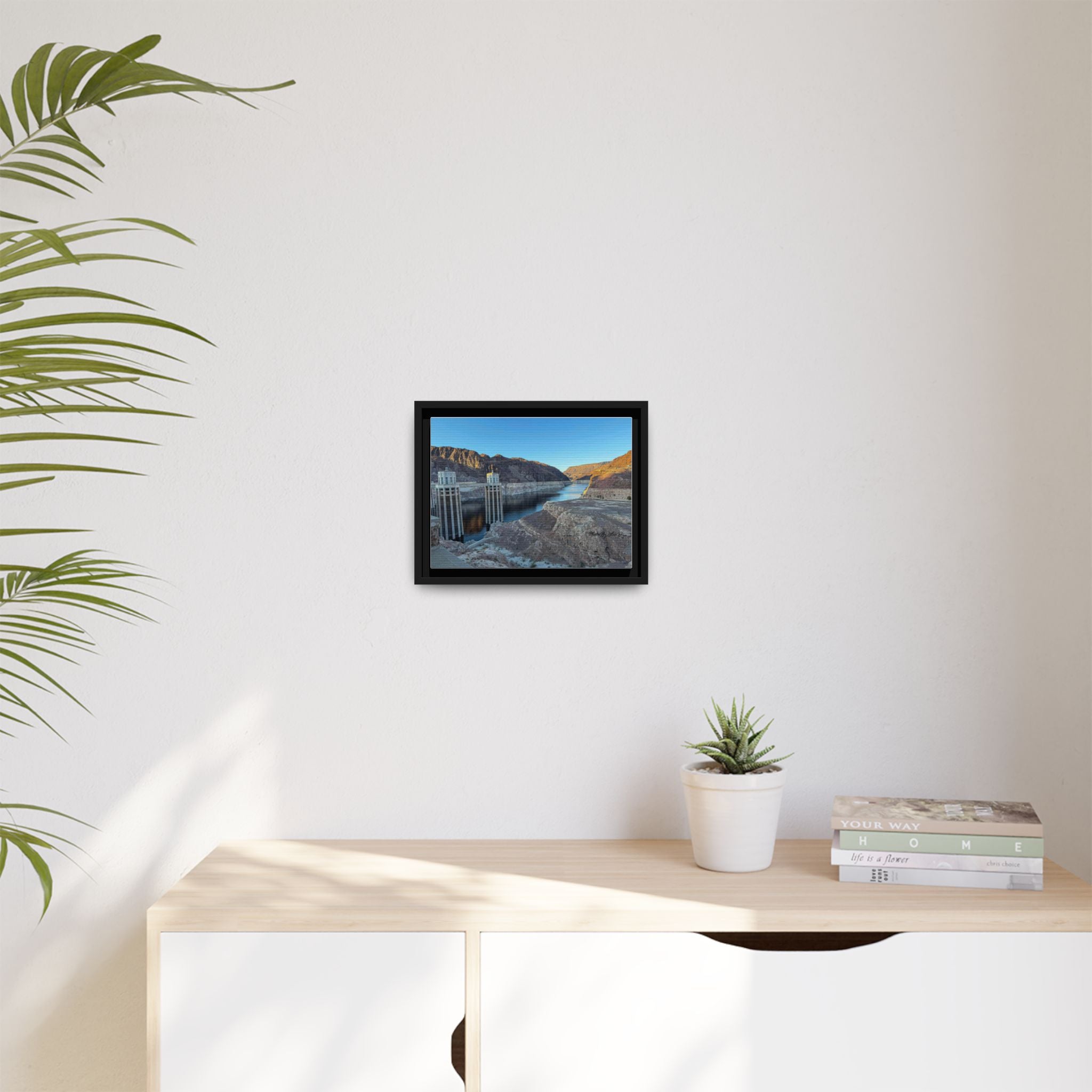Scenic Framed Canvas Art, Multi-Color Landscape Print, Home Decor, Gift for Nature Lovers, Wall Art for Living Room
