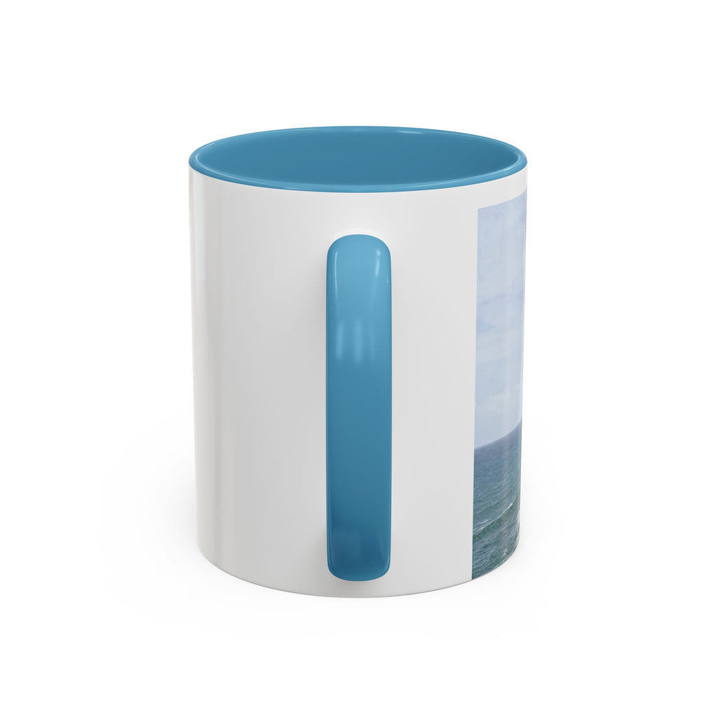 Scenic Accent Coffee Mug - Perfect for Travel Lovers, Unique Gift for Coffee Enthusiasts, Home Décor, Beach Vibes, Ocean Photography