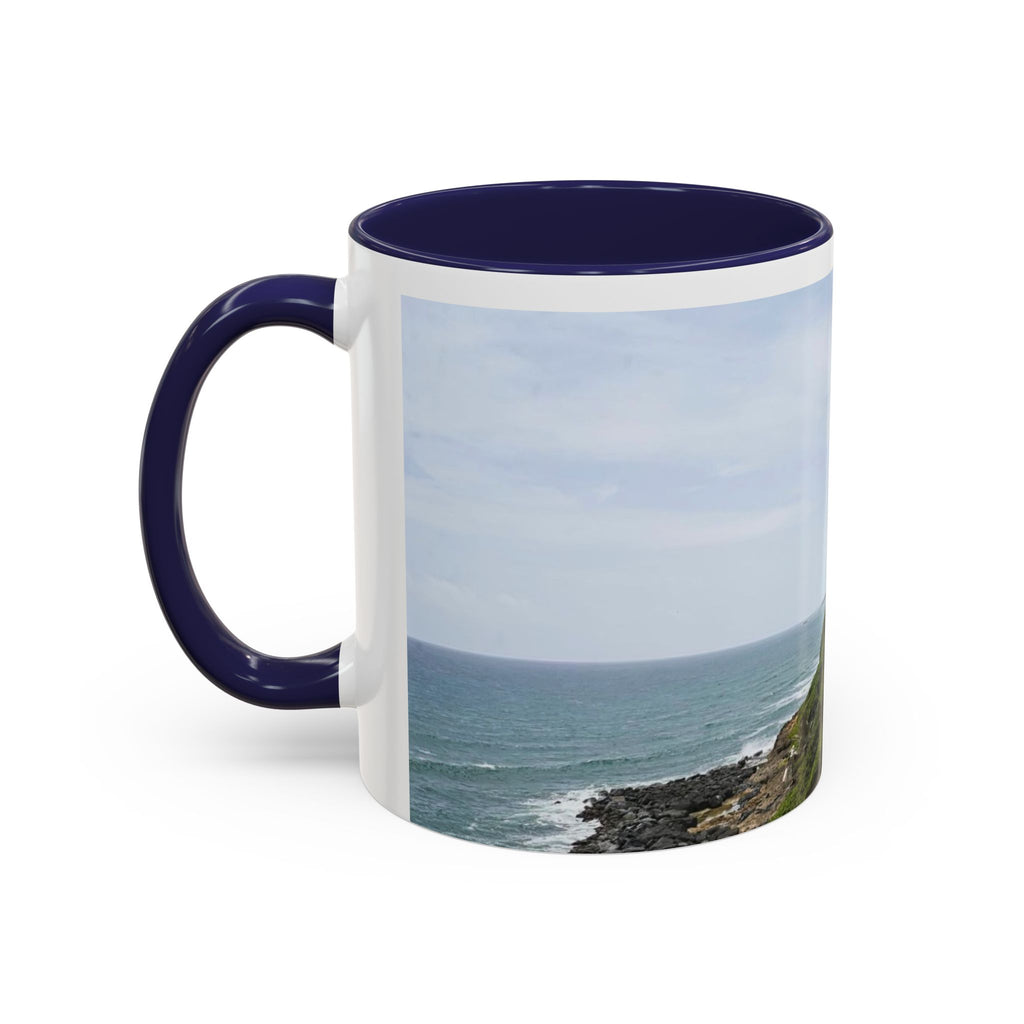 Scenic Accent Coffee Mug - Perfect for Travel Lovers, Unique Gift for Coffee Enthusiasts, Home Décor, Beach Vibes, Ocean Photography