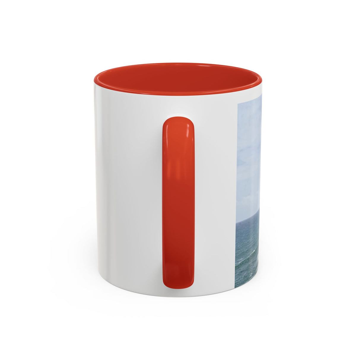 Scenic Accent Coffee Mug - Perfect for Travel Lovers, Unique Gift for Coffee Enthusiasts, Home Décor, Beach Vibes, Ocean Photography