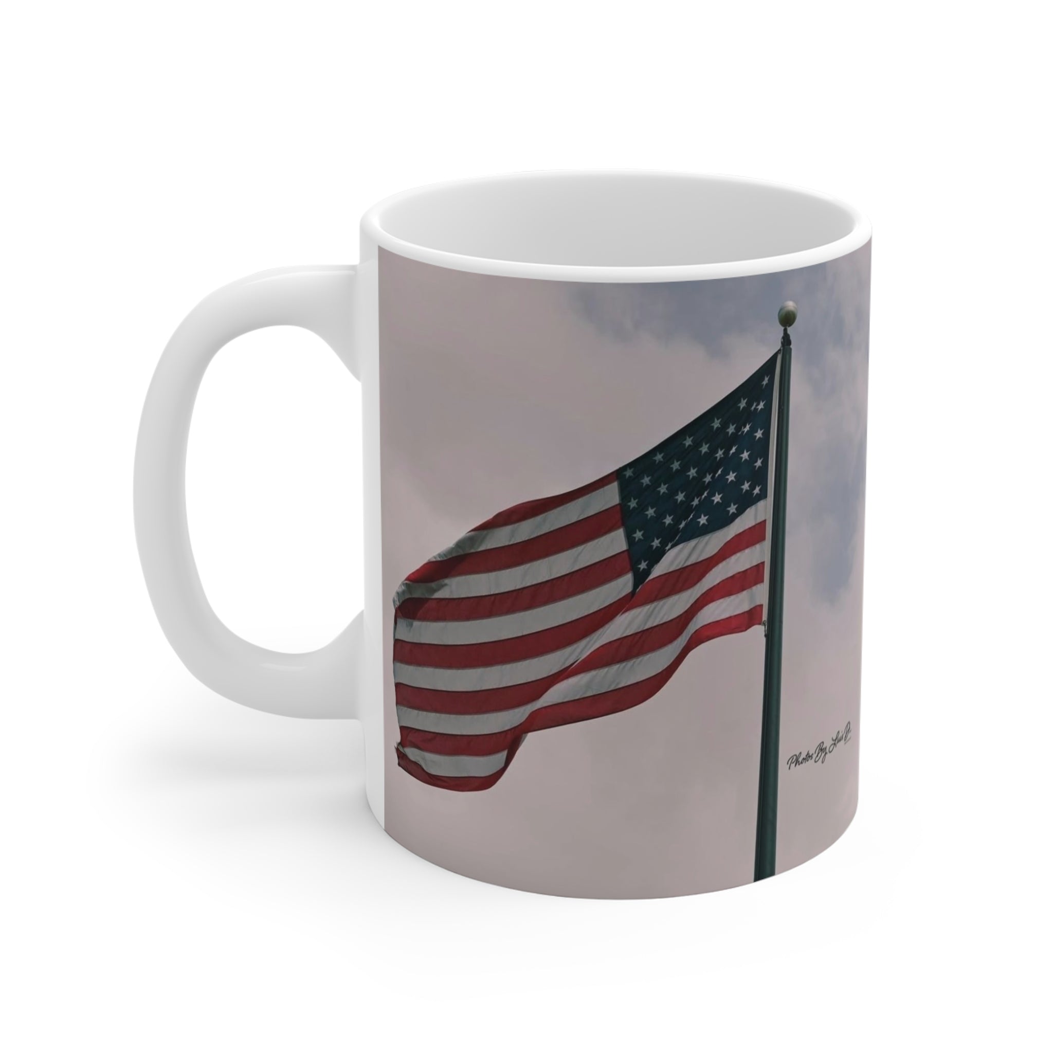 Patriotic 11oz Mug, USA Flag Mug, American Pride Coffee Cup, Fourth of July Gift, Independence Day Mug, Vintage American Decor