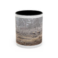 Nature-Inspired Accent Coffee Mug | Rustic Wildlife Mug for Home, Office, Gift, Elk Decor, Cozy Vibes