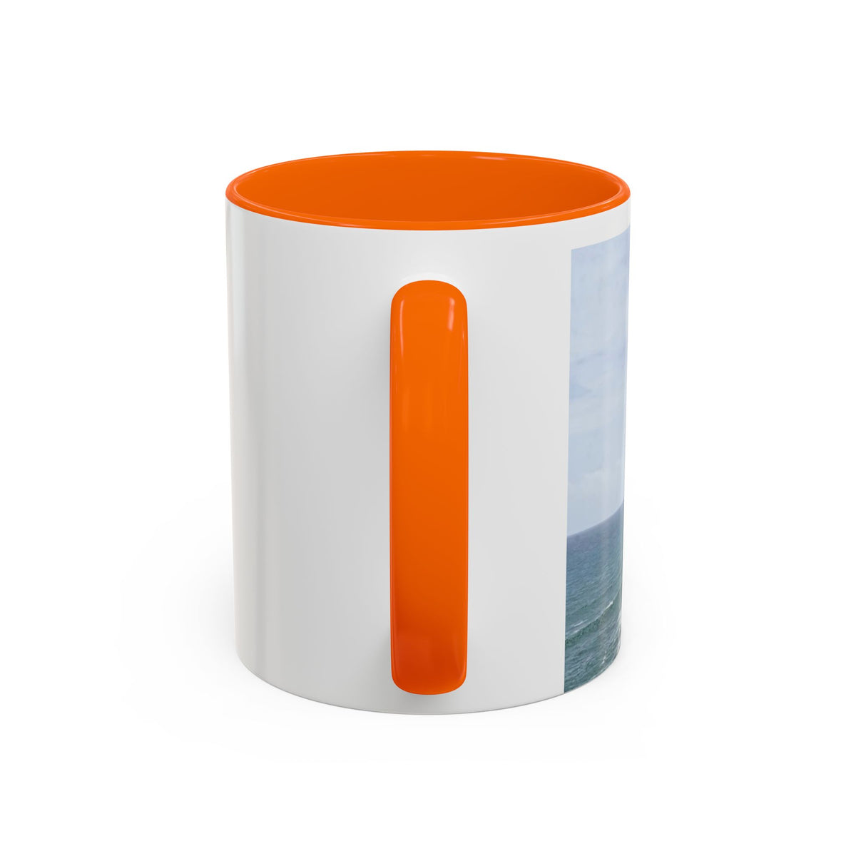 Scenic Accent Coffee Mug - Perfect for Travel Lovers, Unique Gift for Coffee Enthusiasts, Home Décor, Beach Vibes, Ocean Photography