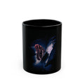 Vintage Nautical Butterfly Tentacle Black Ceramic Mug (11oz/15oz)