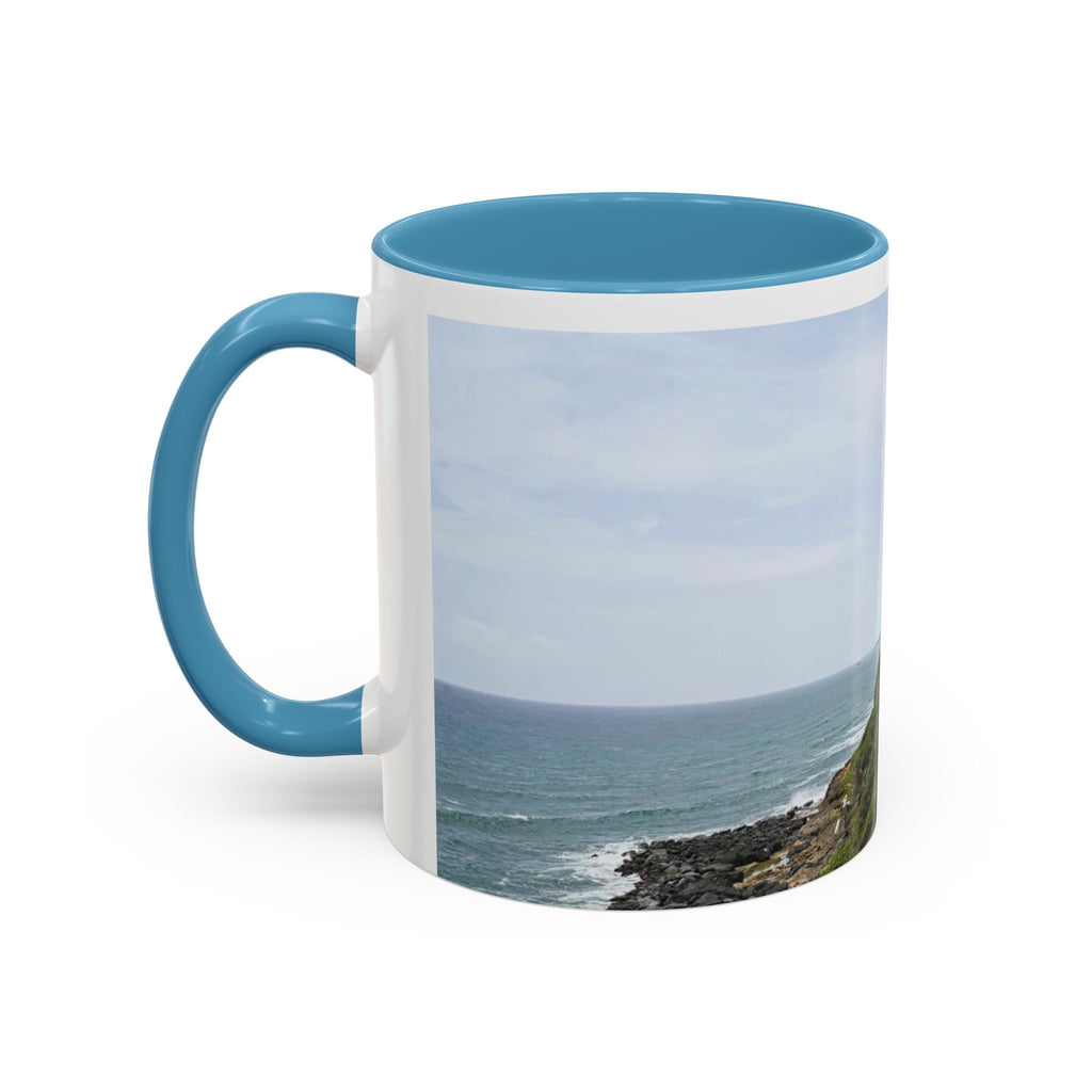 Scenic Accent Coffee Mug - Perfect for Travel Lovers, Unique Gift for Coffee Enthusiasts, Home Décor, Beach Vibes, Ocean Photography